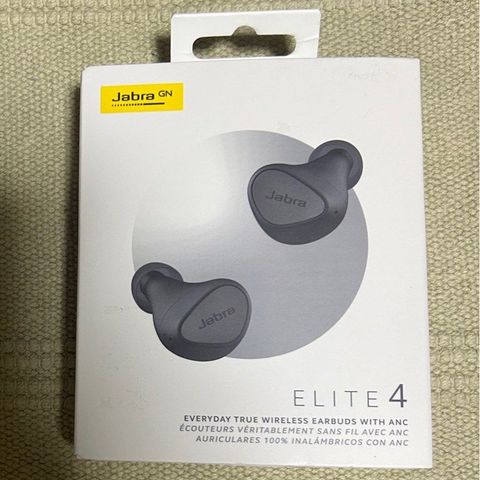 Jabra Elite 4-Active hodetelefoner (sort)