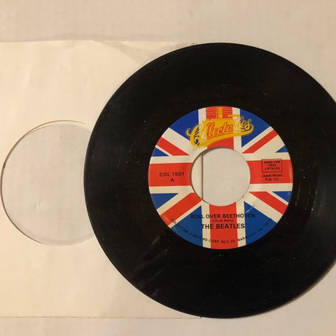 THE BEATLES / ROLL OVER BEETHOVEN - 7" VINYL SINGLE (LIVE)