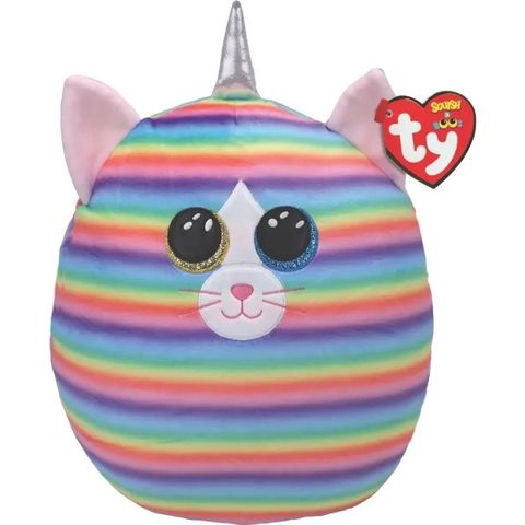 Ny kosedyr TY Squish-a-Boos Collection / Heather the Unicorn cat 22 cm