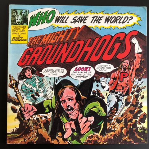 GROUNDHOGS "Who Will Save The World" 1972 UK 1st press gatefold gimmick cover