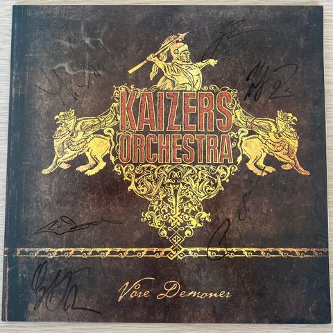 Kaizers Orchestra - Våre Demoner LP (Signert)