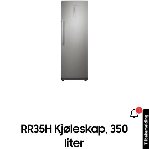 Samsung kjøleskap - 350 L