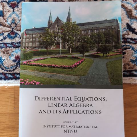 Differential equations, linear algebra and its applications