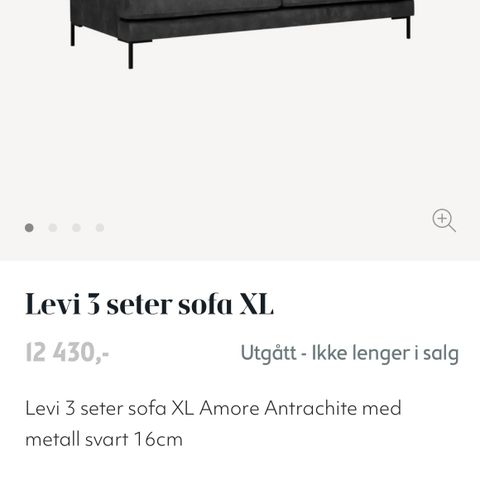 Sofa ‘’Levi 3-seter’’ fra Bohus