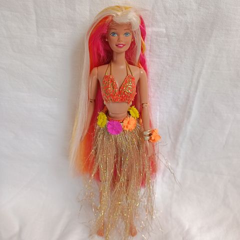 Hula Hair Barbie dukke