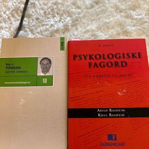 Fagbøker i psykologi