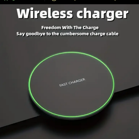 Charger-15W Fast Wireless Charger - USB Desktop Power