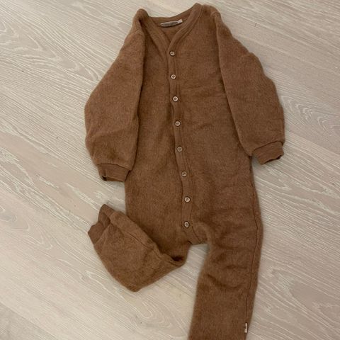 Wheat ullfleece dress