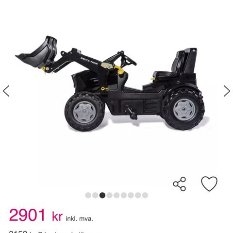 Tråtraktor veldig lite brukt stått inne