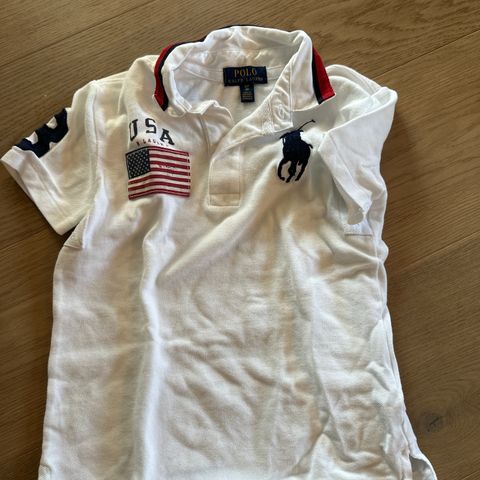 Piquet t-skjorte Polo Ralph Lauren str 8 år (S)