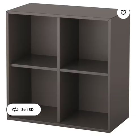 Ikea Eket skap med 4 hyller