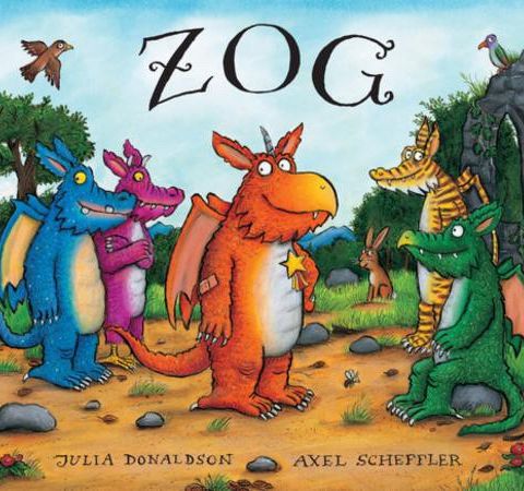 Zog. Barnebøker Julia Donaldson, Axel Scheffler