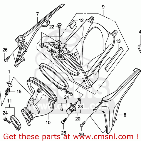 HONDA OEM AIR CLEANER TUBE BAND CRF 250 2010-2011