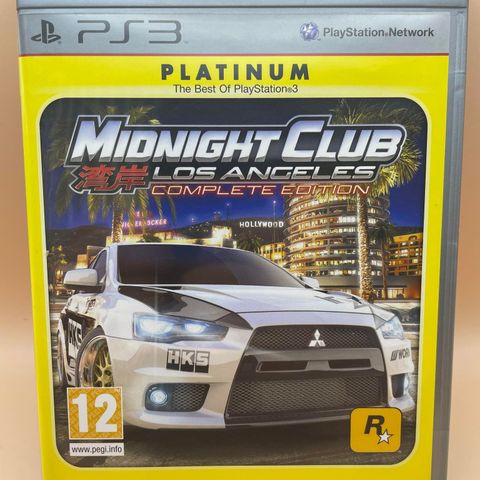 Midnight Club Los Angeles Complete Edition Platinum Playstation 3