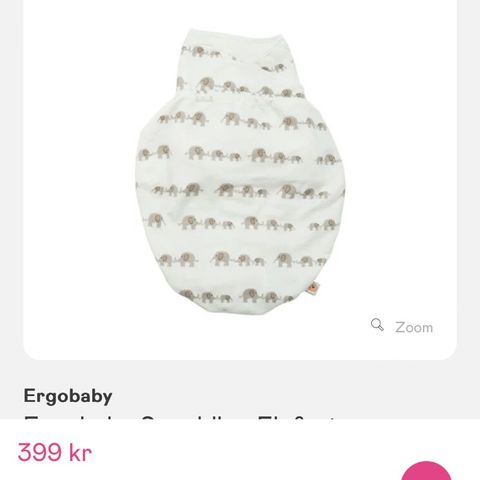 Ergobaby swaddler (svøpeteppe)