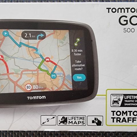 TOMTOM GO 500 - bilnavigasjon - Gi bud