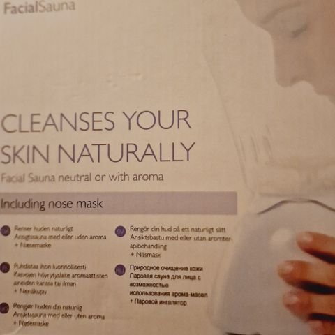 Facial Sauna. Ansikt Damper