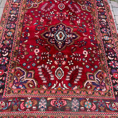 Vintage håndknyttet Persisk teppe 170x213 cm