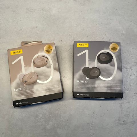 2 par jabra elite 10 ubrukt selges