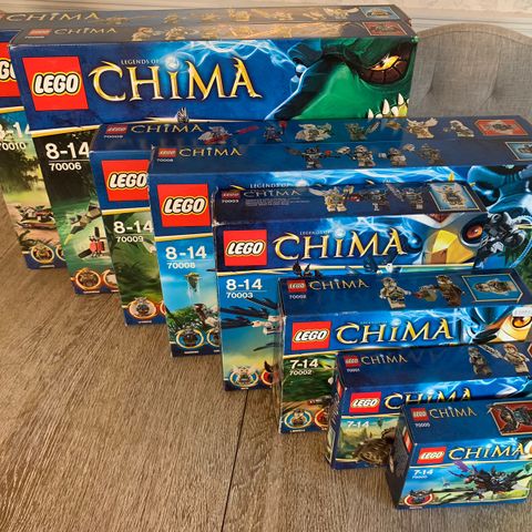 Flott samling med Lego Chima