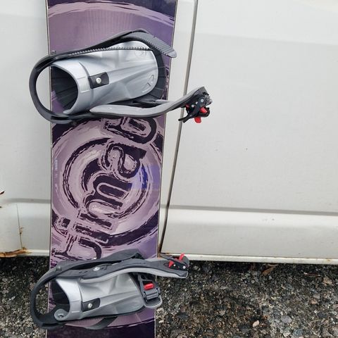 Snowboard m/ støvler