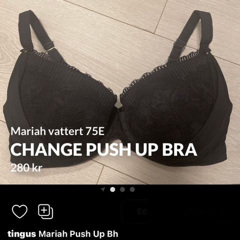 Change lingerie Mariah Push Up Bh 75E