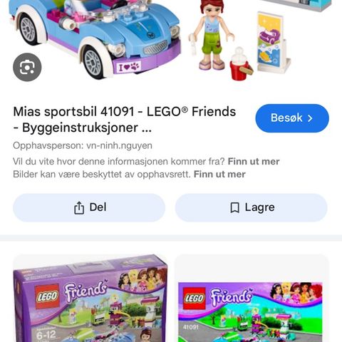 Lego friends ferdigbygget