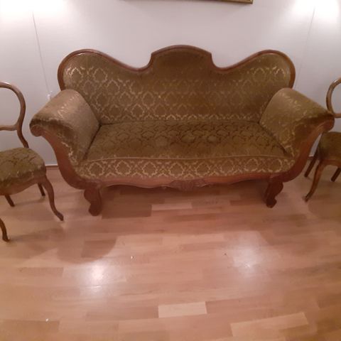 Biedermeiersofa selges / biedermeier