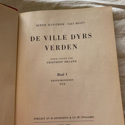 De ville dyrs verden 1948