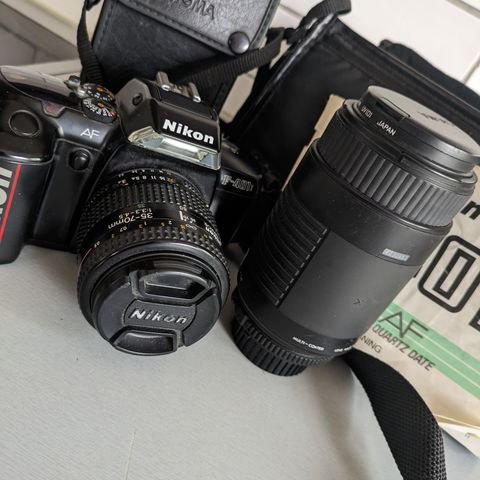 Nikon F-401X m/utstyr