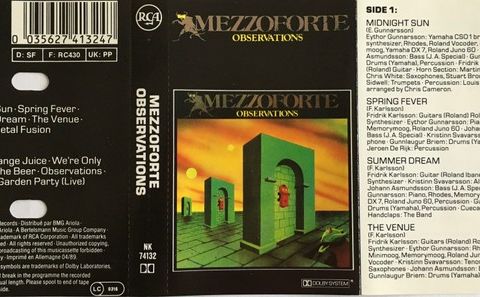 Mezzoforte - Observations