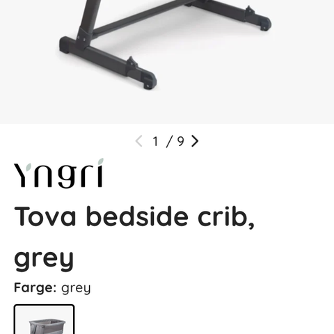 Tova bedside crib