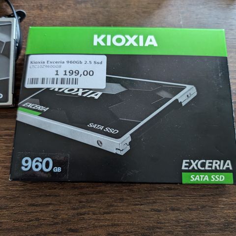 Kioxia SSD - lagring på 960 GB