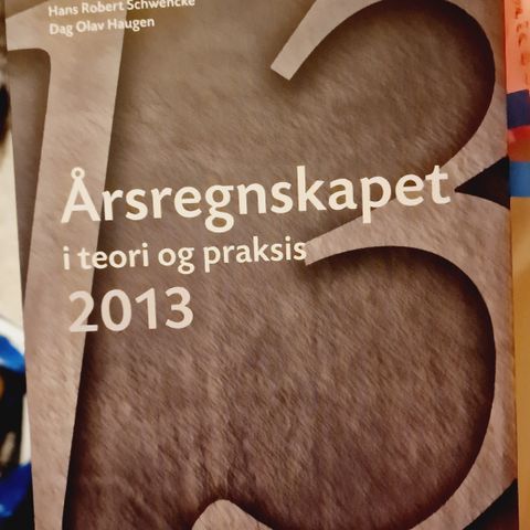 Åraregnskapet Teori og praksis 2013