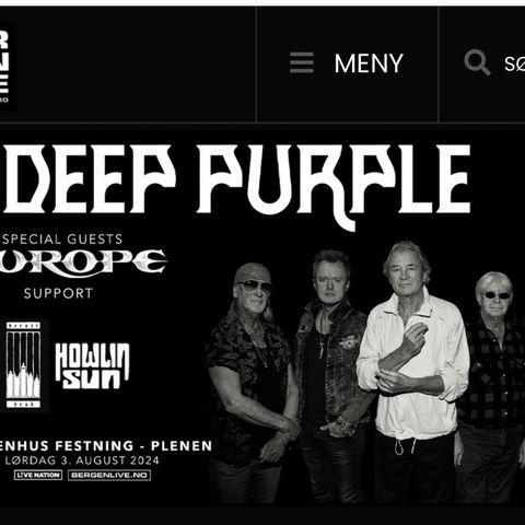 Deep Purple, Bergen.