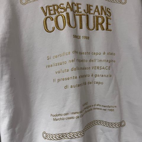 Versace Jeans Couture Hettegenser S