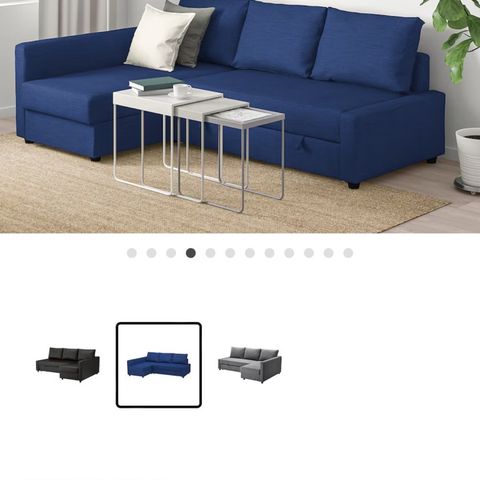 (Reservert) Selger hjørnesofa/dagseng/sofa bed 2,5 år gammel