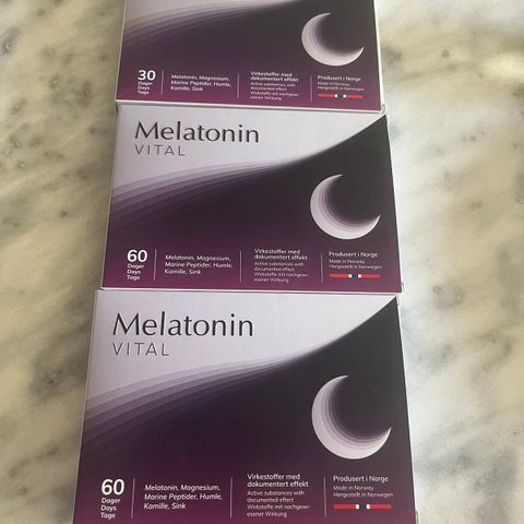 Melatonin 5 måneders forbruk