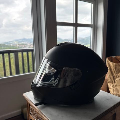 ISX motorsykkel hjelm str medium