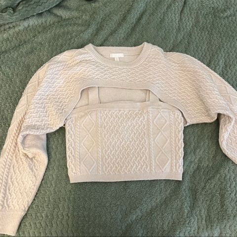 Two pieces sweater