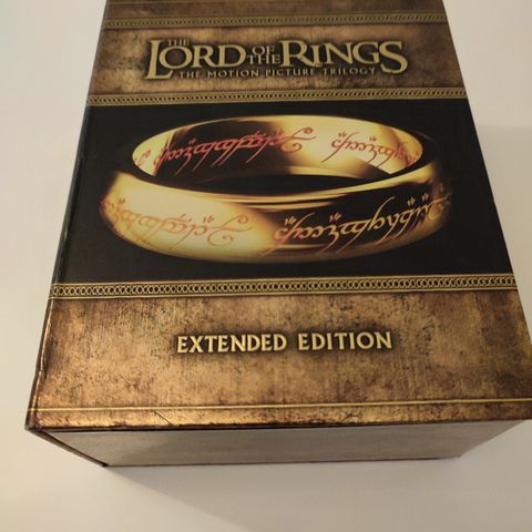 Lord of the rings extended edition trilogy bluray