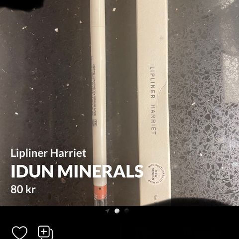 Idun Minerals Lipliner Harriet med sharper på andre siden.