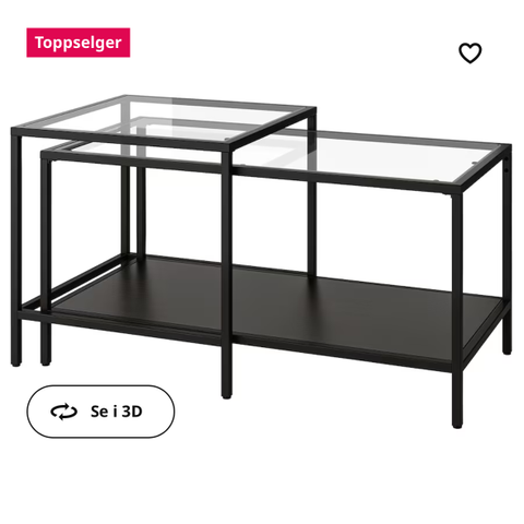 IKEA VITTSJÖ sofabord