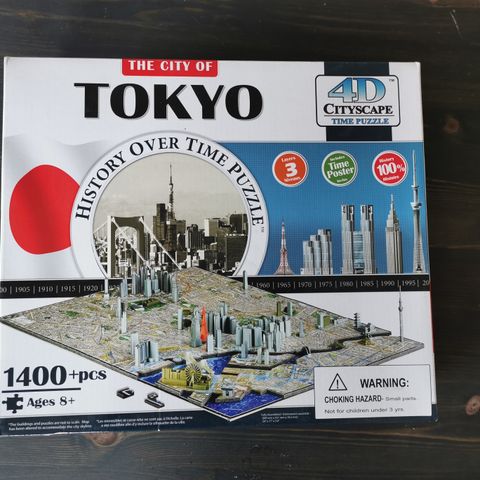 4D Cityscape Time Puzzle - Tokyo
