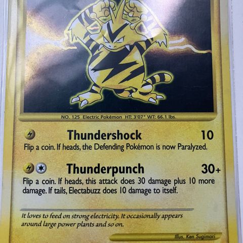 Electabuzz secret rare Holo