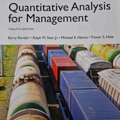 Quantitative Analysis for Management av Barry Render, Ralph M. Stair, Jr., osv