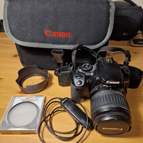 Canon EOS 400D med 18-55 mm