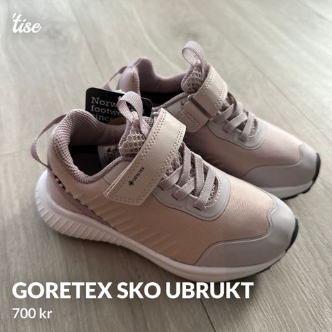 Ubrukte Goretex sko