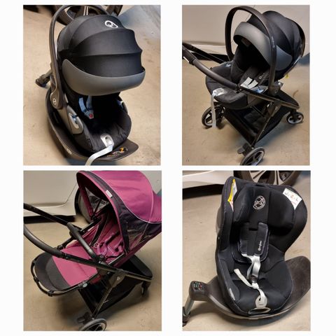 Cybex Cloud Z + Sirona Z + Base Z + trillevogn Cybex IRIS M-AIR