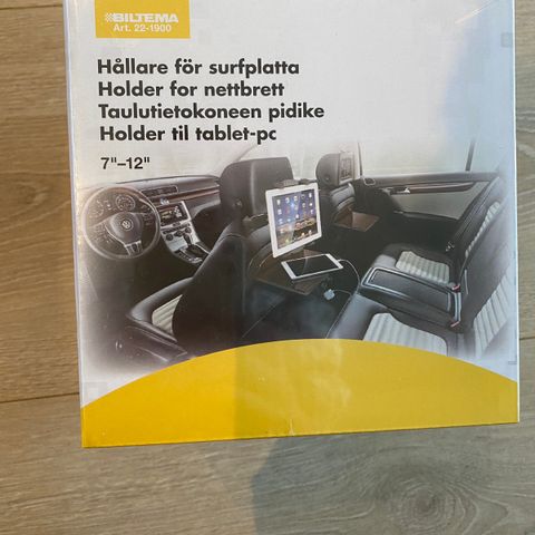 ipad-holder/nettbrettholder til bil